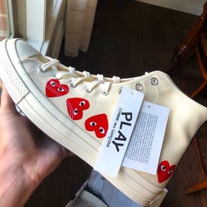 BRAND NEW Off White Comme Des Garçons Converse Size 11M/13W